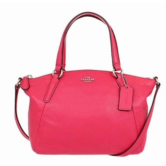 🏷1 DAY SALE🏷💖Coach Small Kelsey Pink Satchel/Crossbody💖 - Picture 1 of 11